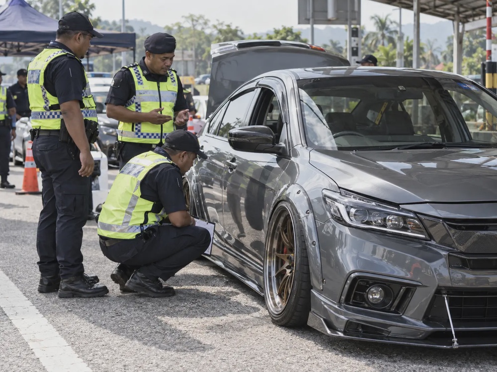 Image from: 花RM30K改车!结果上路没多久就被JPJ扣下...