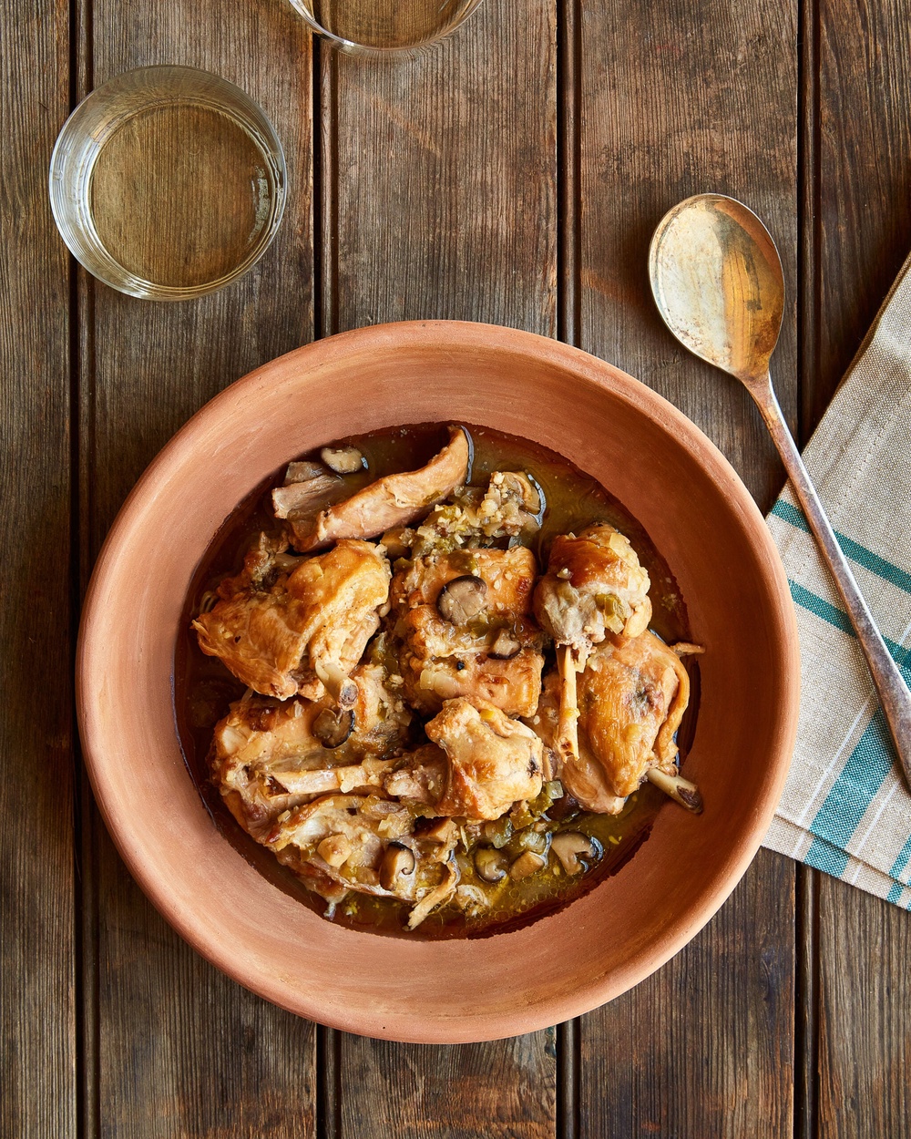 CatalanStyle Rabbit Stew with Sherry, Mushrooms, and Almonds