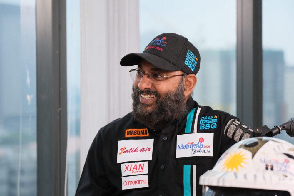 Image from: [WATCH] ‘It never really left me’: Guna makes emotional return to rally