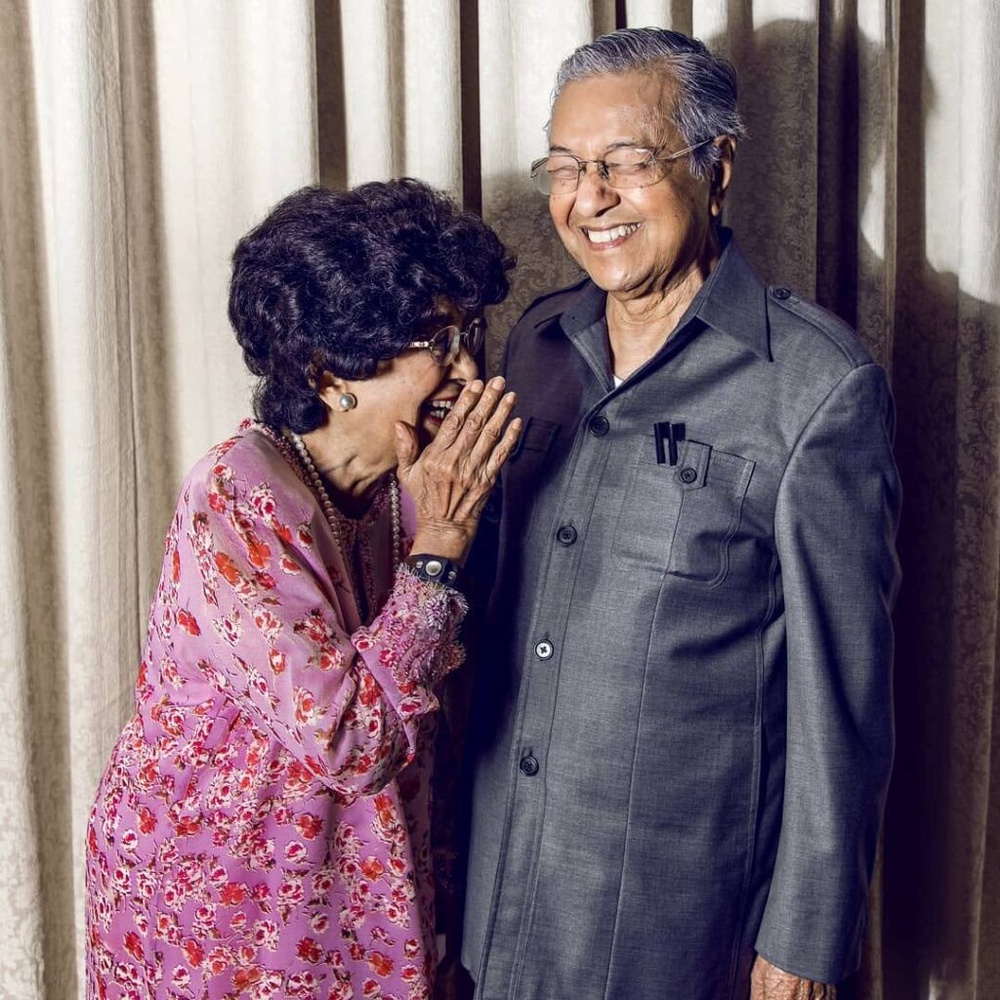 Image from: In pictures: snapshots of Dr Siti Hasmah and Dr Mahathir’s long and loving marriage