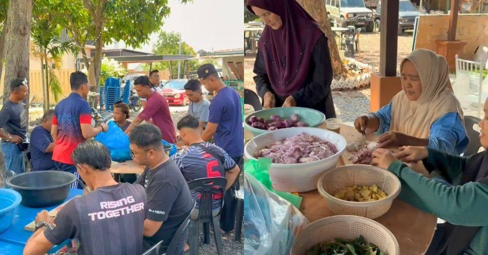 Image from: MUA Bellaz rai birthday ala kenduri, santuni orang kampung buat warganet tersentuh. 'Dahulukan orang terdekat, suasana itu mahal'
