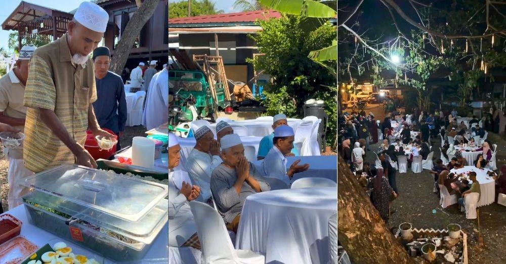 Image from: MUA Bellaz rai birthday ala kenduri, santuni orang kampung buat warganet tersentuh. 'Dahulukan orang terdekat, suasana itu mahal'