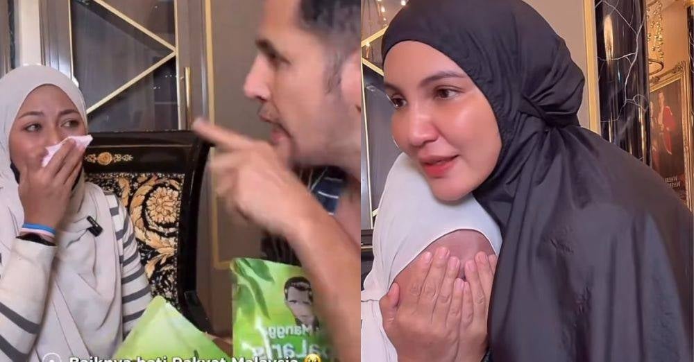 Image from: Azar Azmi tergamam, menitis air mata terima wang RM40,000 daripada Alif Syukri. 'Saya hanya diajak makan...'