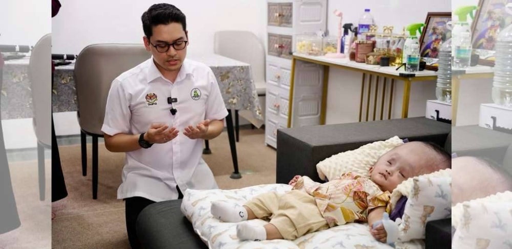 Image from: 'Sebak depan mata…' – Kisah dua beradik hidap hydrocephalus sentuh hati Dr Taufiq Johari, ambil Rayhan & Mateen jadi anak angkat
