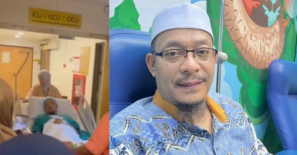 Image from: ‘Doakan saya…’ Ustaz Kazim Elias di ICU, jalani prosedur saluran jantung sempit