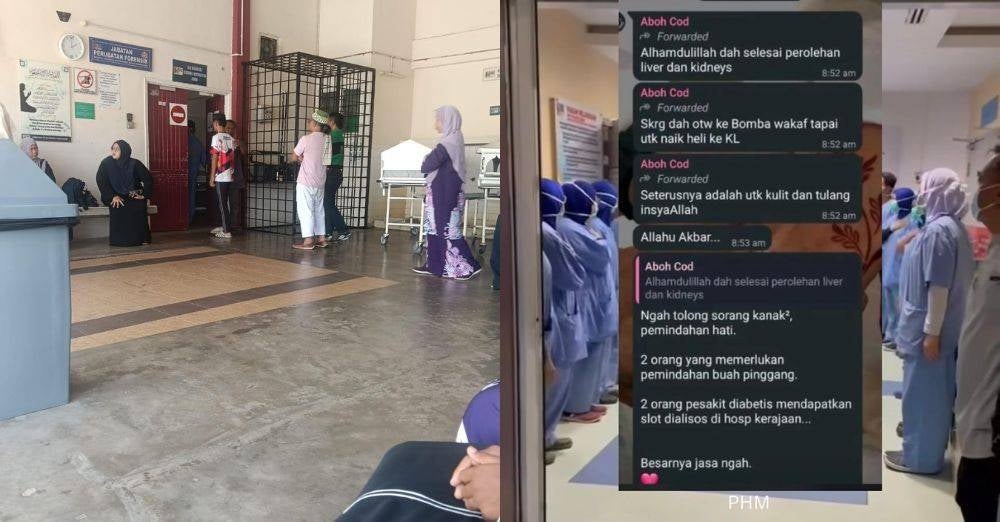 Image from: 'Amal jariah terakhir…' Syukri Bazli derma hati, ginjal, kulit & tulang, kisah bapa anak OKU ini undang sebak