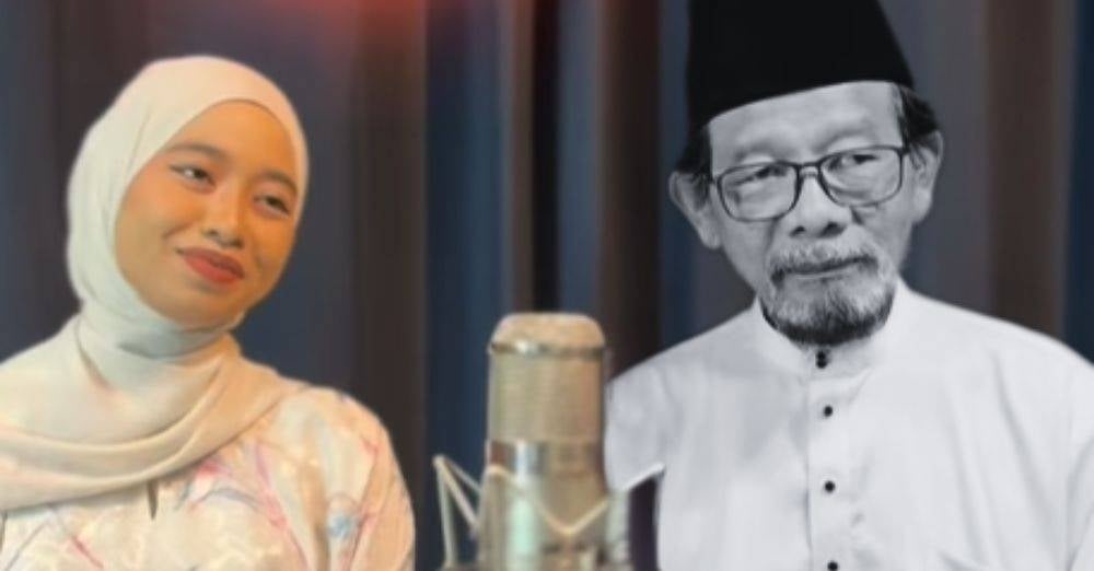 Image from: Hasrat tunai haji tak kesampaian, Afiqah kongsi detik akhir Jalil Hamid pergi dalam tidur. 'Ayah tak suka susahkan orang’