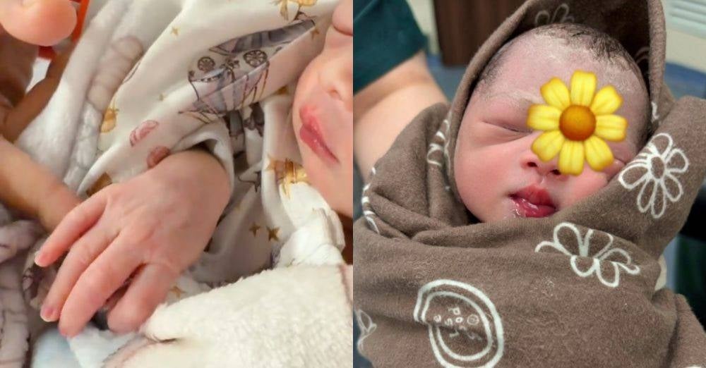 Image from: 10 tahun menanti, Bella Park kongsi momen anak sulung teruja jumpa adik baharu, layanan nenek tiri sentuh hati warganet
