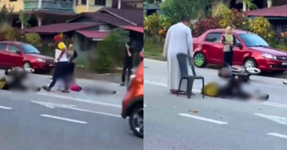 Image from: 'Nak pergi sekolah...' - Remaja 14 tahun bawa motosikal dibonceng 3 adik & sepupu parah dalam nahas di Machang, ini kronologi kemalangan