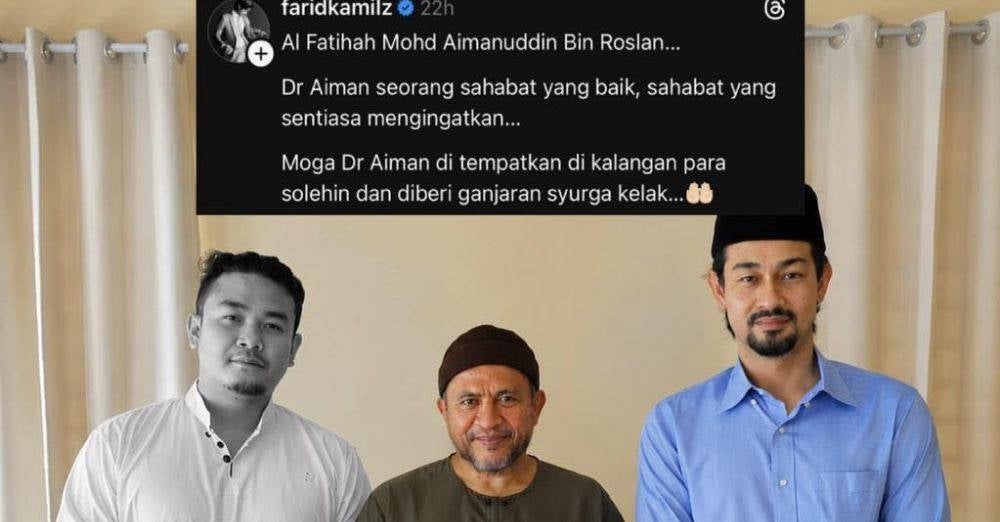 Image from: 'Surau tempatnya meninggal dunia...' Anak 14 tahun imam solat jenazah, talkin arwah bapa, pemergian Dr Aiman Roslan dicemburui
