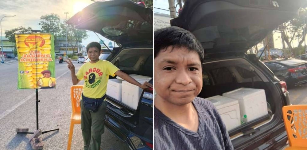 Image from: 'Biar penat cari besi buruk, jangan mudah tadah tangan' - Amir Raja Lawak dipuji tak malu jual barang terpakai demi rezeki