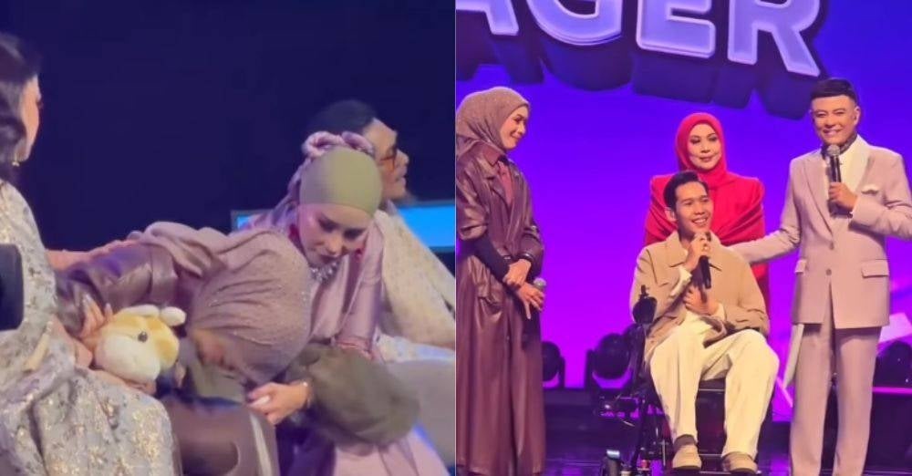 Image from: 'You are a true fighter' - Sedang melawan kanser tulang, muncul di pentasTTMM2, anak Amyza Aznan terima tawaran komposer