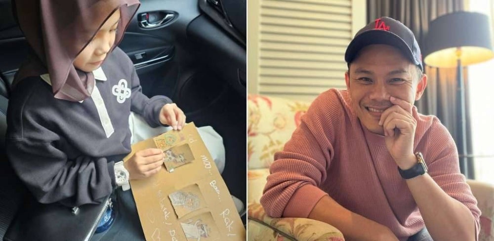 Image from: 'Alhamdulillah akhirnya dapat menuntut hak sebagai ayah' - Adam Shahz luah rasa syukur dapat hak melawat dan bermalam dengan anak perempuan