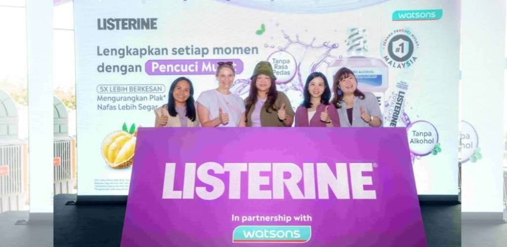 Image from: LISTERINE perkenal kempen ‘pencuci mulut’, ajak rakyat Malaysia tukar tabiat lama selepas berus gigi