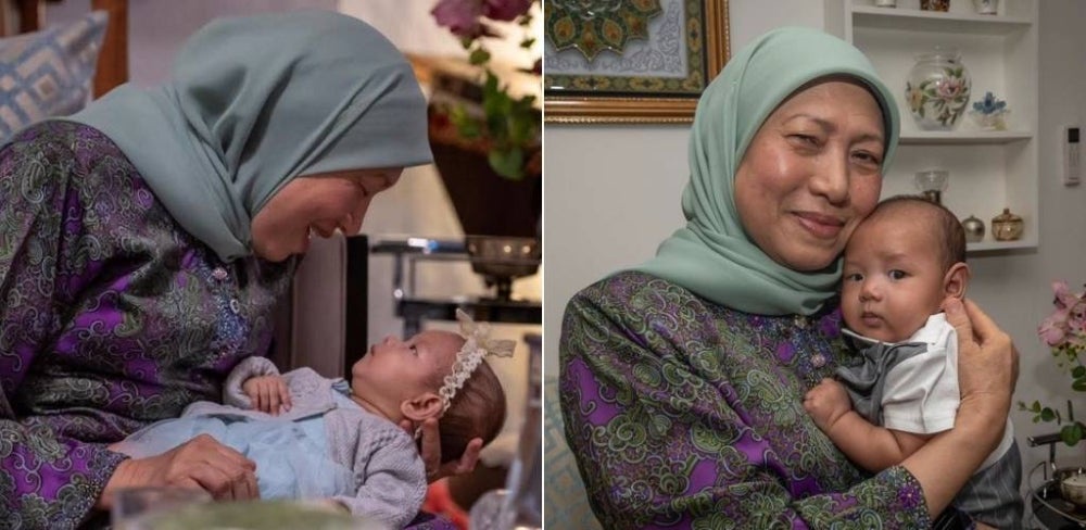 Image from: 'Aturan ALLAH itu indah...' 7 tahun menanti, Nancy Shukri syukur dikurniakan cucu kembar penyeri keluarga