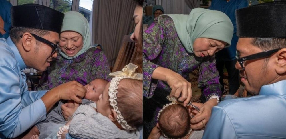 Image from: 'Aturan ALLAH itu indah...' 7 tahun menanti, Nancy Shukri syukur dikurniakan cucu kembar penyeri keluarga