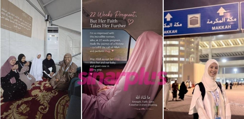 Image from: 'Tahu-tahu dah 6 bulan...' – Tak sedar hamil uri di bawah kerana aktif, Eleena Sui syukur rezeki tunai haji usia muda