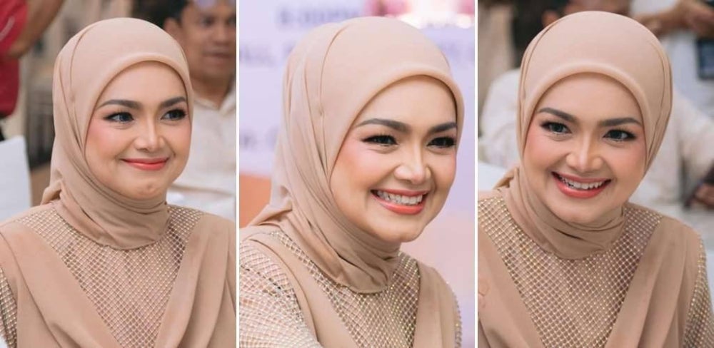 Image from: 'Nyaris jadi ahli kumpulan Sepahtu!' Selalu nampak serius di pentas, ini sisi berbeza Siti Nurhaliza layan Threads sambil bantu peniaga