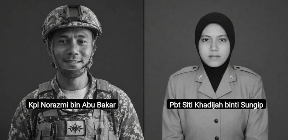 Image from: Pilu! Dua wira negara termasuk anggota wanita tentera darat maut terkena letupan grenad di Kem Hobart