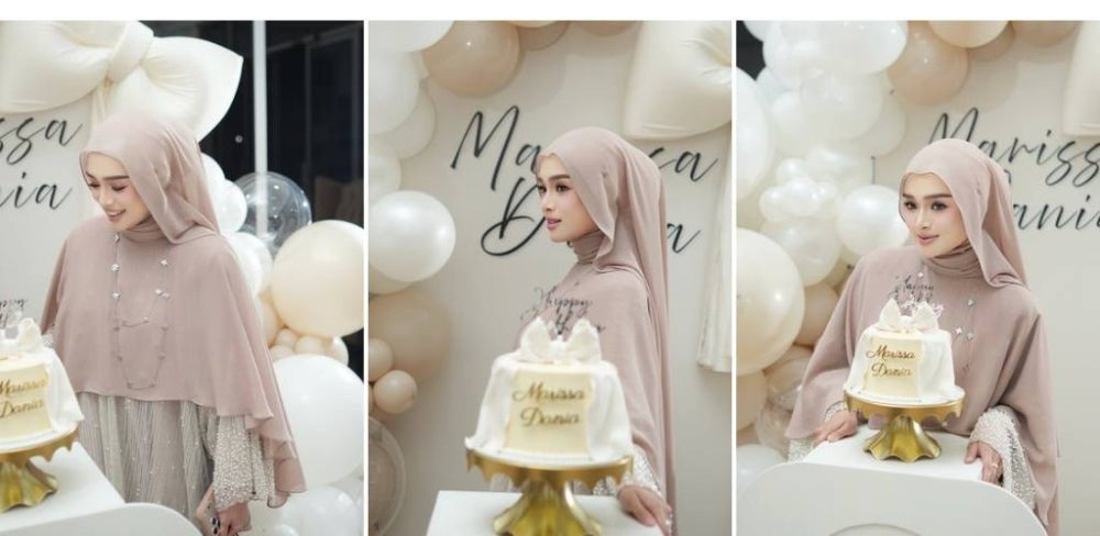 Image from: 'Saya menangis, sedih mama tiada…' – Marissa Dania nafi ketepikan Abby Abadi, jawab isu mesej ‘forward’ & kongsi pesanan abang