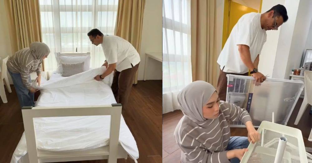 Image from: 'Kita grad sama-sama ok!' Norman Hakim hantar Maria Danisha ke universiti, sambung belajar bersama Marissa Dania secara ‘out-campus’