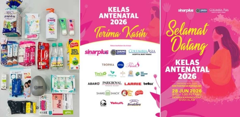 Image from: Sambutan luar biasa! Hampir 200 bakal ibu bapa sertai Kelas Antenatal SinarPlus, pakar kongsi ilmu kehamilan & penjagaan bayi