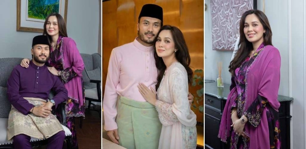 Image from: Nelydia Senrose sebak di majlis 'gender reveal', ucapan romantis suami bikin hati tersentuh: 'Terima kasih jadi isteri hebat...'
