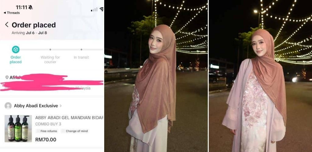 Image from: Fatin Afeefa titip kata semangat & beli barang jualan Abby Abadi -'ALLAH tak tidur, kakak kuat...'