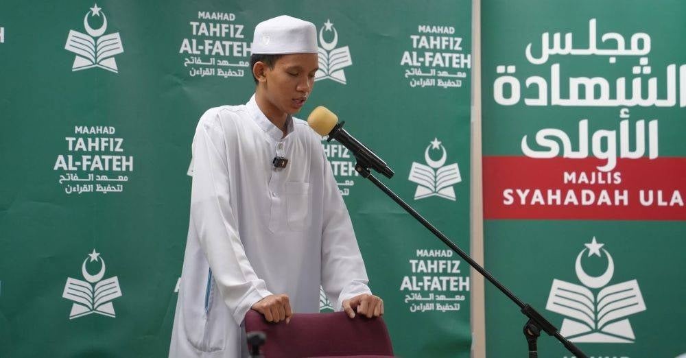 Image from: '15 juzuk terakhir separa sedar...' Tasmik 15 jam 42 minit tanpa kesalahan capai Syahadah Ula, ibu dedah rahsia Tengku Umayr