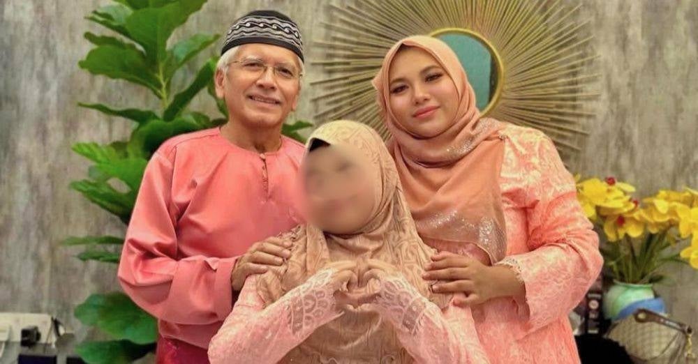 Image from: Suami 80 tahun, isteri 32, Che Zainun & Hazlan bahagia dengan dua cahaya mata. 'Saya selesa dengan lelaki berusia'