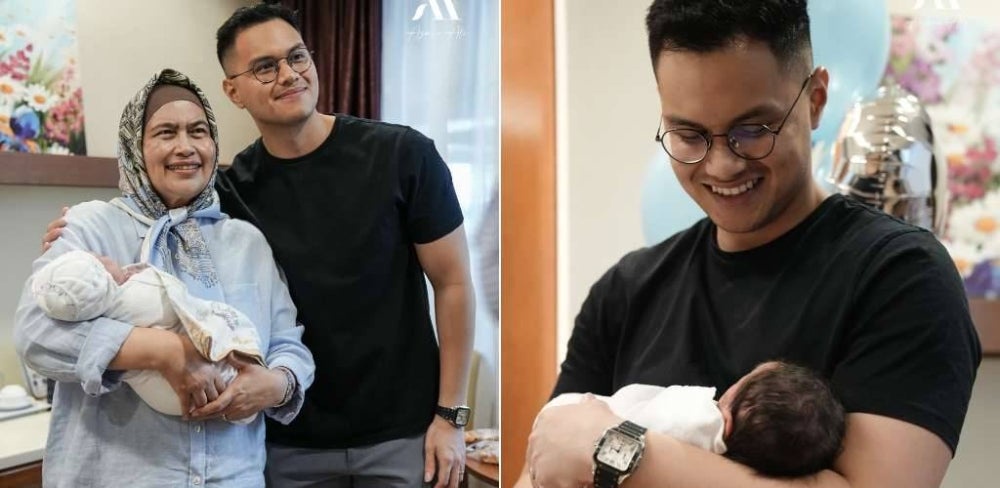 Image from: Azmin Ali kongsi khabar gembira, anak perempuan selamat lahirkan bayi sulung -'Alhamdulillah, cucu ke-8 kami'