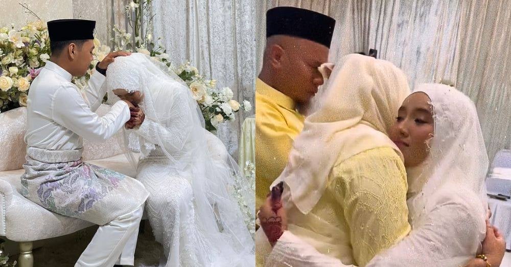 Image from: Sebak lepaskan puteri sulung, Faizal Ismail menangis terima menantu