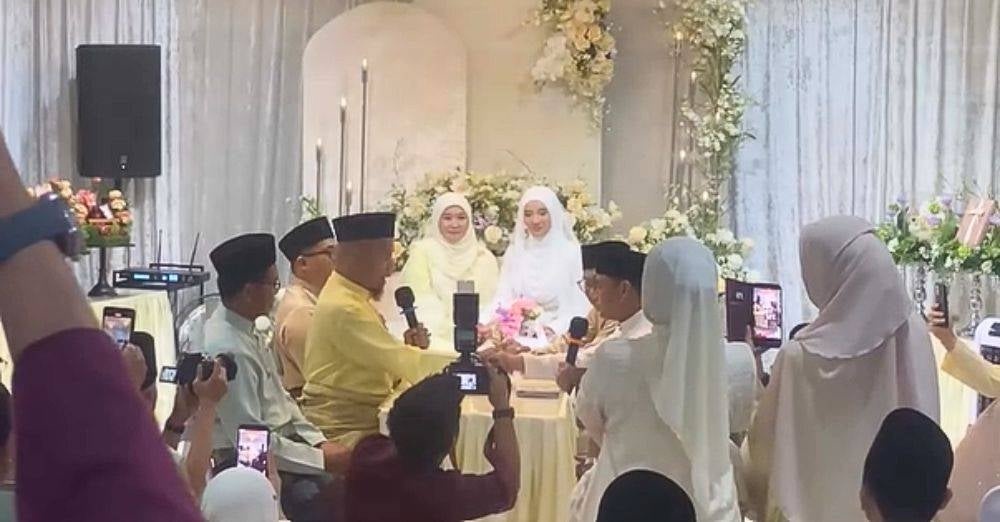 Image from: Sebak lepaskan puteri sulung, Faizal Ismail menangis terima menantu
