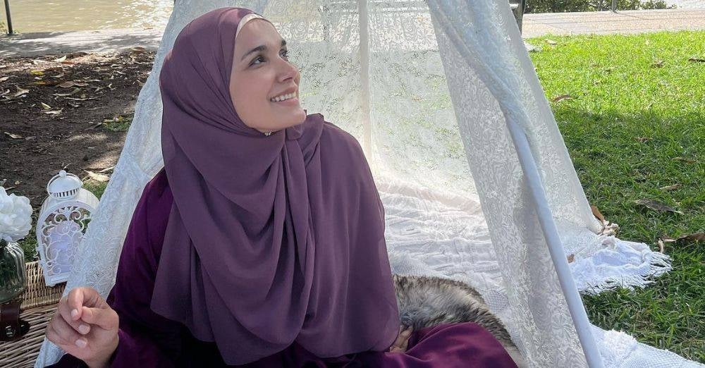 Image from: Anak kedua selamat berkahwin, Wardina Safiyyah syukur terima menantu. 'Alhamdulillah bertambah seorang lagi anak lelaki dalam keluarga'