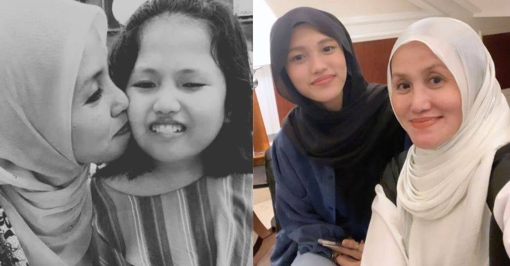 Image from: 16 tahun jaga anak istimewa, Ainina Ahmad B dedah sebab tidak berkahwin semula, kongsi detik terakhir bersama Elisya – 'Dia amanah ALLAH'