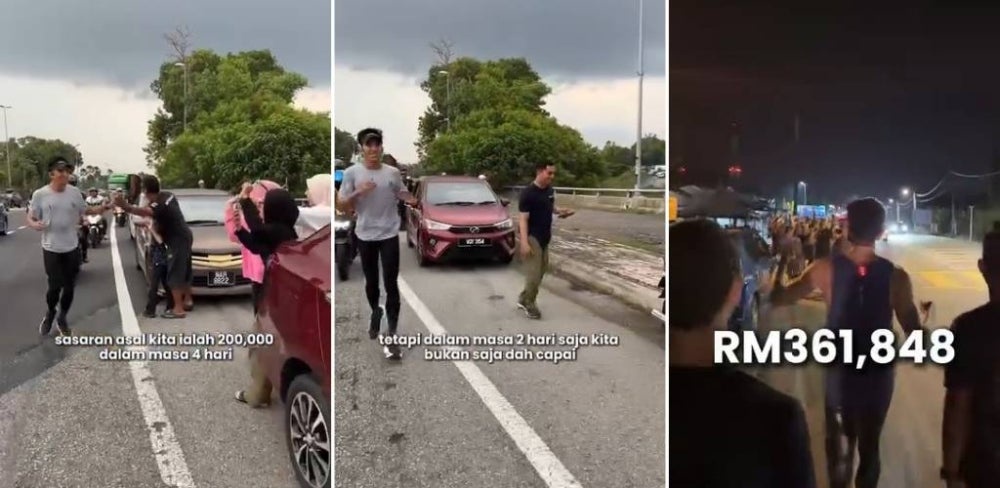 Image from: Krem satu badan hingga hampir mengalah, Syed Saddiq terharu kutipan larian amal cecah RM361,848 – '50 sen pun sangat bermakna'