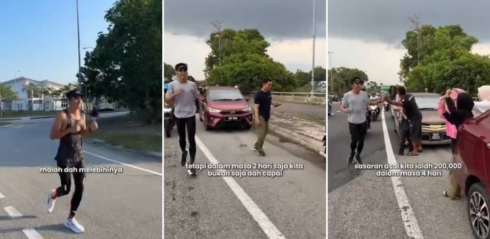 Image from: Krem satu badan hingga hampir mengalah, Syed Saddiq terharu kutipan larian amal cecah RM361,848 – '50 sen pun sangat bermakna'