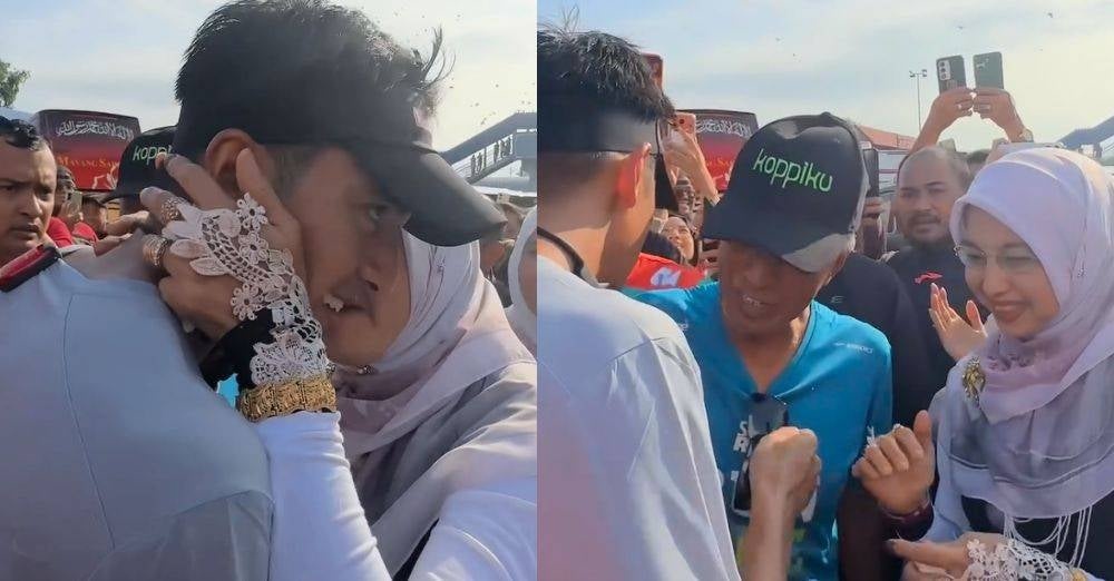 Image from: Larian 170km selesai! Doa ibu ayah bakar semangat Syed Saddiq melangkah sampai ke Muar