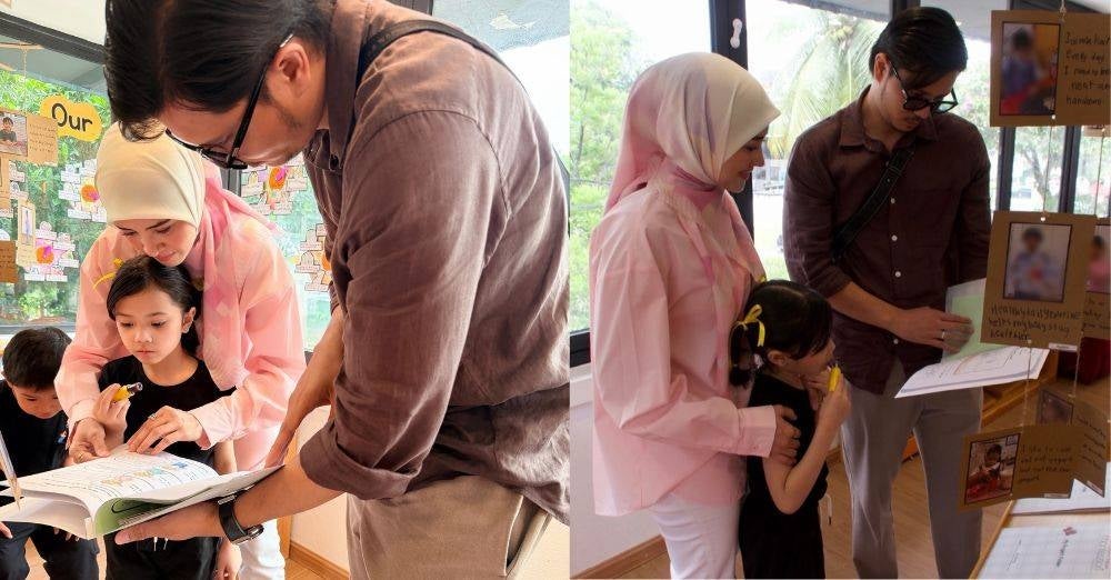 Image from: Fazura, Fattah hadir hari kebudayaan sekolah buat Fatima teruja - 'Saya buatkan mommy daddy bangga dengan persembahan...'