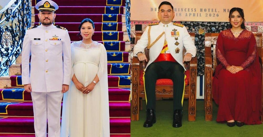 Image from: Tengku Amir Shah, Datin Paduka Seri Afzaa timang puteri sulung, Tengku Alia Amira nama cucunda Sultan Selangor