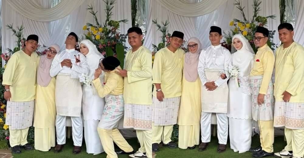 Image from: ‘Umi dah ada geng gegirl!’ – Wahid Senario & isteri teruja terima menantu sulung