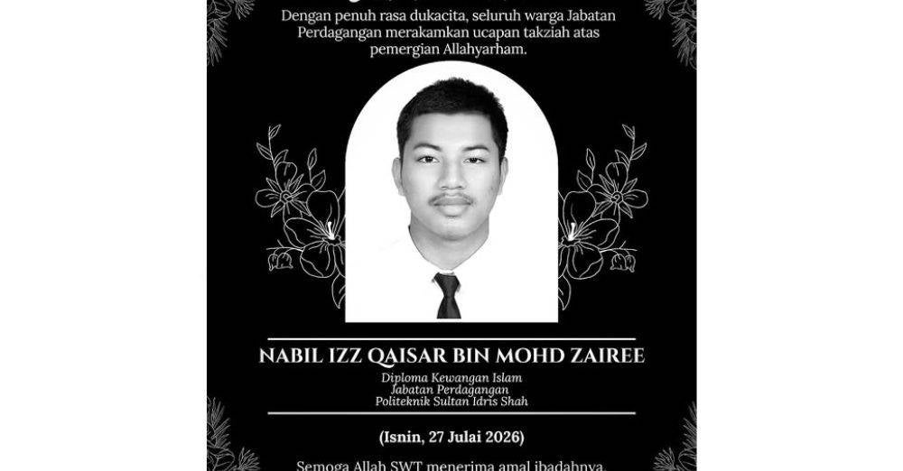 Image from: 'Penghormatan terakhir wira kehidupan' – Pergi sehari selepas ulang tahun, 'honor walk' Nabil Izz Qaisar runtun hati warganet