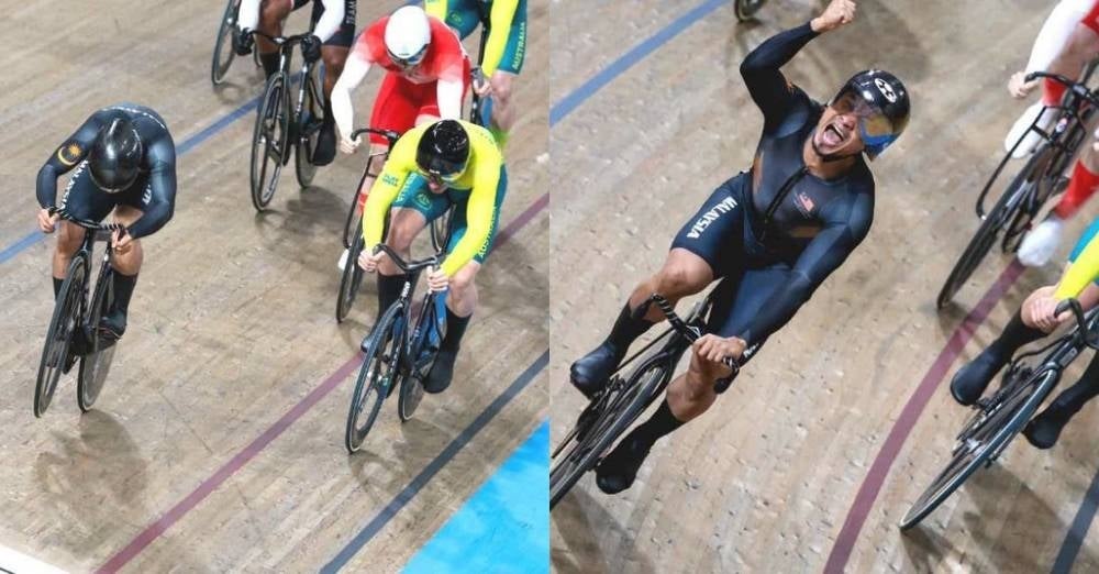 Image from: Azizulhasni Awang raih emas Sukan Komanwel Glasgow 2026, isteri bangga selepas penantian 16 tahun berakhir -'Inilah penamat terbaik perjalanan awak’