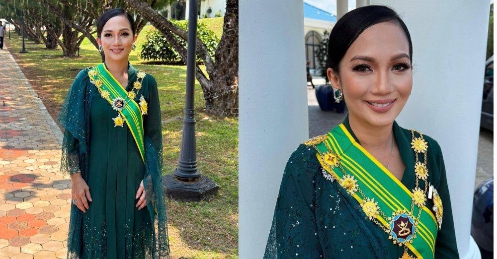 Image from: Sheila Majid kini Datuk Seri, terima darjah Sri Sultan Ahmad Shah Pahang