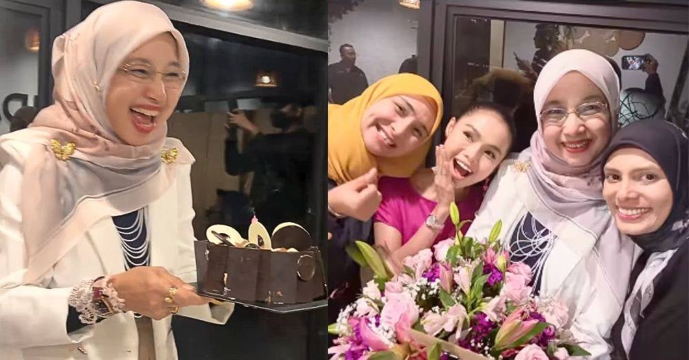 Image from: 'Anak mama seorang ni nakal sikit...' - Ibu Syed Saddiq sambut ulang tahun ke-66, wajah awet muda Sharifah Mahani raih pujian