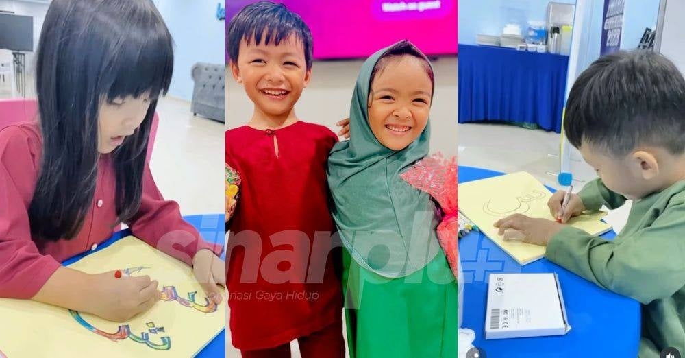 Image from: Tahniah Emelia! Baru 5 tahun, anak keenam Dr Sheikh Muszaphar sudah khatam al-Quran