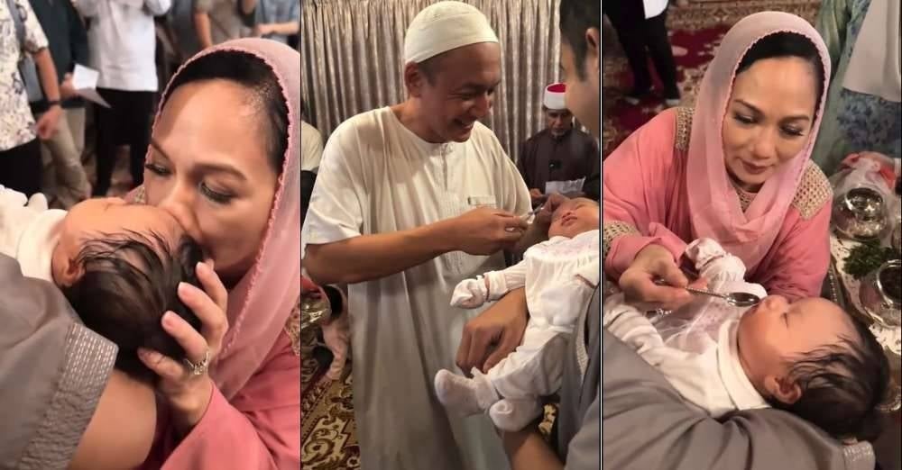 Image from: Comelnya Puteri Amina Lela! Sheila Majid kongsi momen indah majlis cukur jambul cucu sulung -'Syukur alhamdulillah'