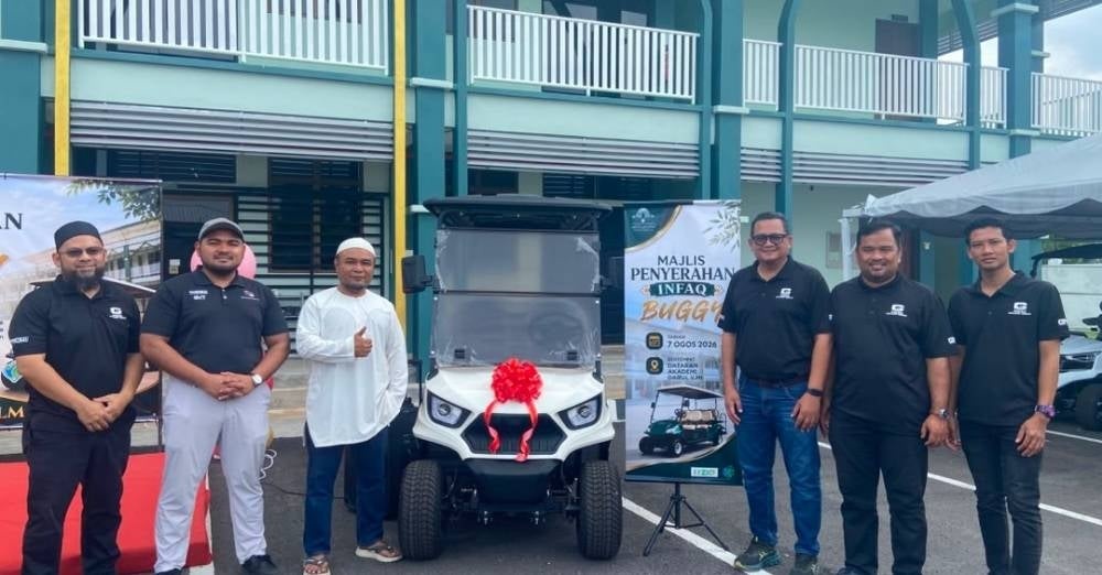 Image from: Bawa nama Malaysia ke AS, buggy elektrik ciptaan anak tempatan kini mudahkan pergerakan jemaah majlis ilmu