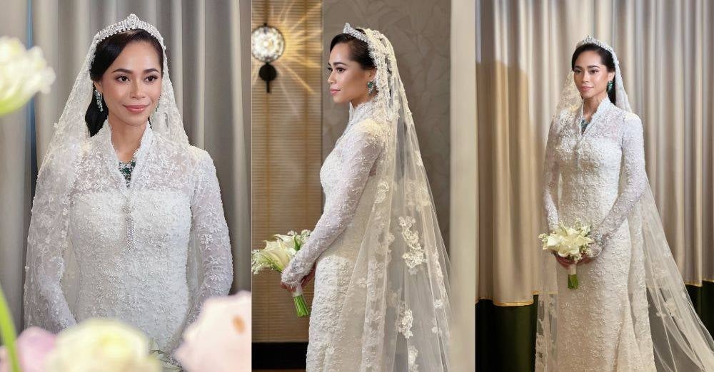 Image from: Berseri-seri pengantin diraja! Tengku Puteri Ilyana kini bergelar isteri Christopher Lionel Froggatt