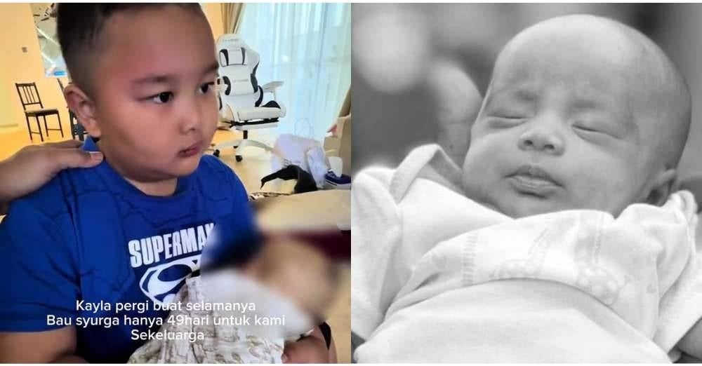 Image from: Kayla 'pergi' selepas 49 hari, bapa tampil beri penjelasan video Bang Aji bagi susu - 'Nanti dah 'lega', adik baliklah'